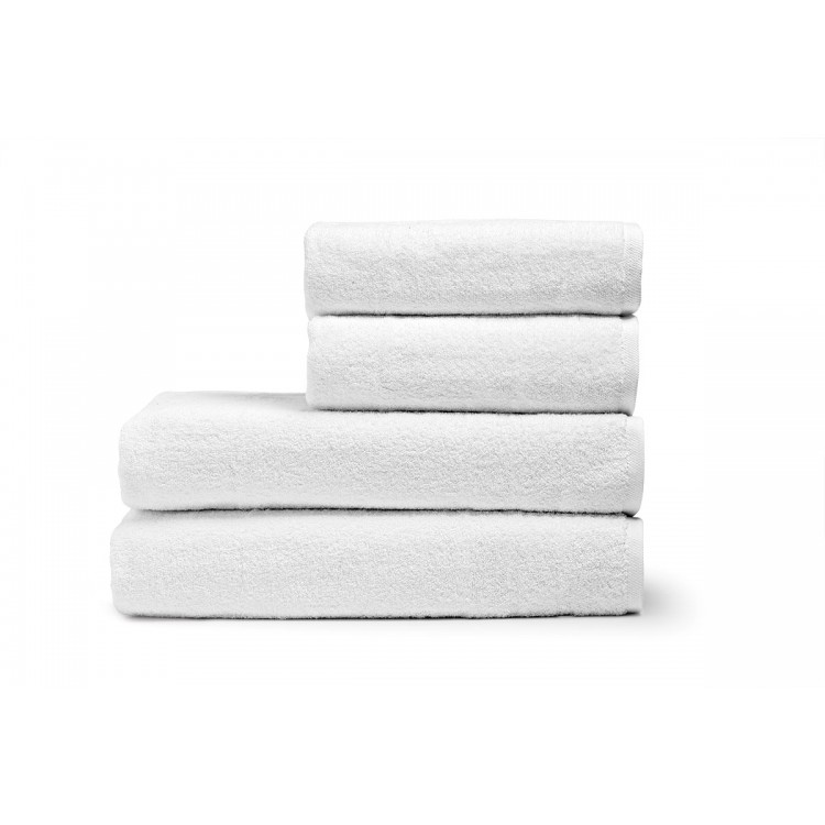 Πετσέτα Χειρός Ξενοδοχείου 500gsm Plain 100% Cotton 30x50 Λευκό