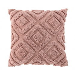 Μαξιλάρι διακοσμητικό 45X45cm Σχ.Zaina pink (με φερμουάρ και γέμιση) 100% βαμβακερό