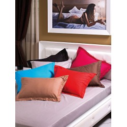 Ζεύγος μαξιλαροθήκες μονόχρωμες Art 1380 σε 9 χρώματα  50x70  Φουξ Beauty Home