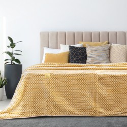 Κουβέρτα μονόχρωμη μονή Art 11000 σε 6 αποχρώσεις 160x220  Μόκα Beauty Home