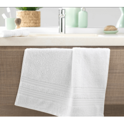 Πετσέτα μονόχρωμη  Σx. Excellence 600gr/m² 50Χ90 Λευκό