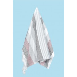 Πετσέτα θαλάσσης - παρεό με κρόσια 90X150cm Σx.8709 80% cotton-20% pol.