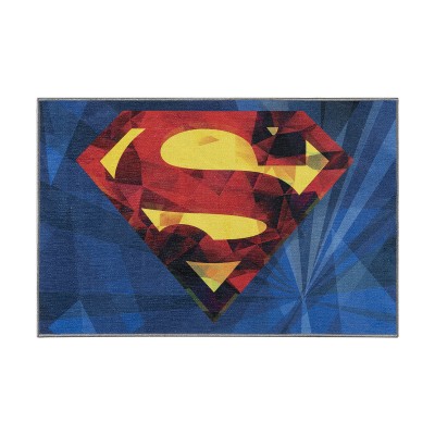 Πατάκι Art 6187 Superman 55x85 Μπλε Beauty Home