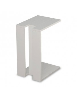 Βοηθητικό τραπέζι Muju pakoworld σε χρώμα λευκό 40x30x57εκ