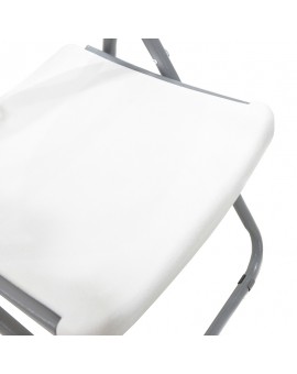 Καρέκλα catering-συνεδρίου πτυσσόμενη Edison pakoworld χρώμα λευκό