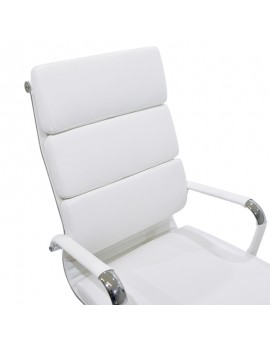 Καρέκλα γραφείου διευθυντή Tokyo pakoworld pu λευκό