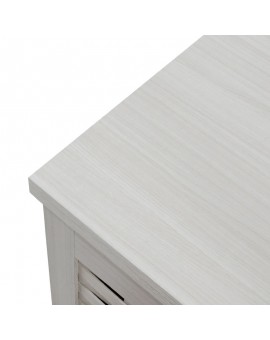 Παπουτσοθήκη-ντουλάπι MANTAM pakoworld 16 ζεύγων χρώμα λευκό-γκρι 115,5x40x92εκ