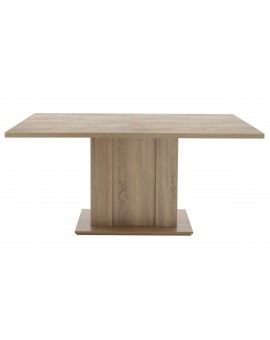 Τραπέζι Federico pakoworld ορθογώνιο χρώμα sonoma 160x90x75,5cm