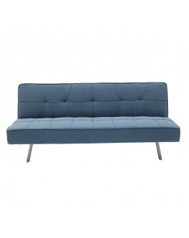 Καναπές-κρεβάτι Travis pakoworld 3θέσιος με ύφασμα ανοικτό μπλε 175x83x74εκ