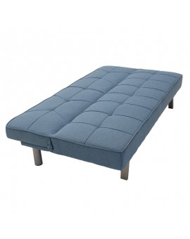 Καναπές-κρεβάτι Travis pakoworld 3θέσιος με ύφασμα ανοικτό μπλε 175x83x74εκ