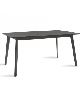 Τραπέζι Benson pakoworld MDF με καπλαμά χρώμα rustic grey 150x90x75εκ