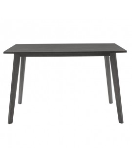 Τραπέζι Benson pakoworld MDF με καπλαμά  χρώμα rustic grey 120x75x75εκ