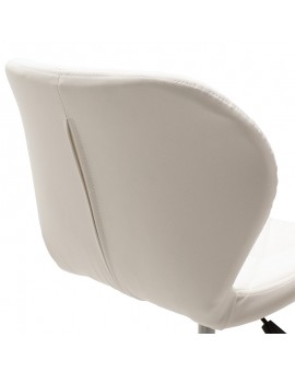 Καρέκλα γραφείου εργασίας Frea II pakoworld PU λευκό