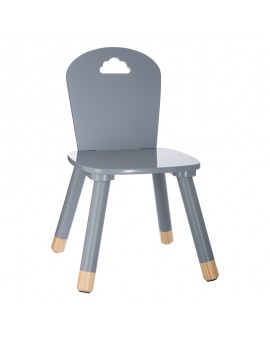 Παιδική καρέκλα Playful pakoworld γκρι 32x31,5x50εκ