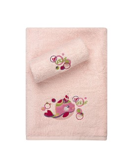 Σετ πετσέτες Art 5401 Σετ 2τμχ Ροζ   Beauty Home