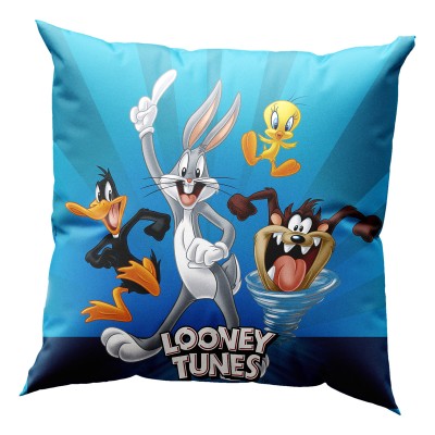 Μαξιλάρι με γέμιση Art 6188 Looney Tunes 40x40 Μπλε Beauty Home