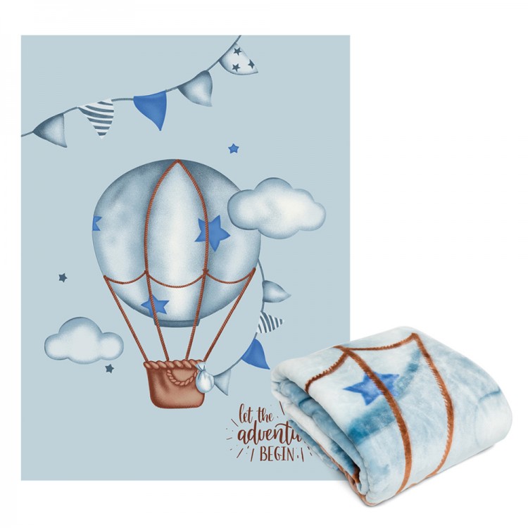 Κουβέρτα Αερόστατο Μονή 150 x 220 cm
