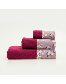 Πετσέτες Σετ 3ΤΜΧ Lilybelle 70 x 140 / 50 x 90 / 30 x 50 cm