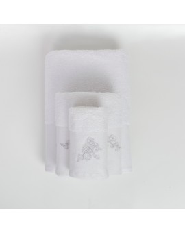 Πετσέτες Σετ 3ΤΜΧ Τριαντάφυλλο 70 x 140 / 50 x 90 / 30 x 50 cm