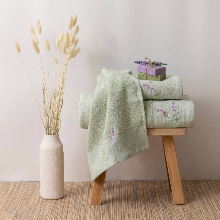 Πετσέτες Σετ 2ΤΜΧ Lavender 50 x 90 / 30 x 50 cm