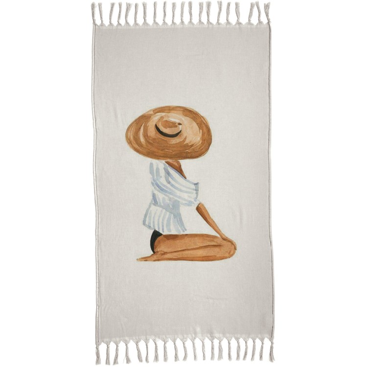 Πετσέτα Παρεό Κρόσσι Μυρτώ 86 x 170 cm