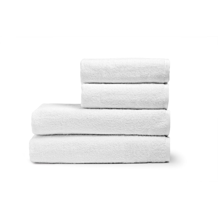Πετσέτα Μπάνιου Ξενοδοχείου Smooth 500gsm plain 100% Cotton 80x200 Λευκό Beauty Home