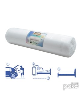 Στρώμα Nemesis pakoworld pocket spring roll pack διπλής όψης 20-22cm 100x200εκ