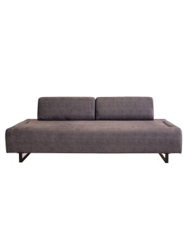 Καναπές κρεβάτι με βοηθητικό τραπέζι PWF-0595 pakoworld ύφασμα ανθρακί 220x90x80εκ