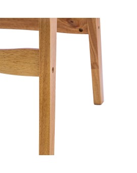 Καρέκλα Ridley pakoworld ξύλο-pu φυσικό