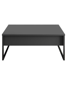 Τραπέζι σαλονιού PWF-0626 pakoworld ανθρακί-μαύρο 90x60x40εκ