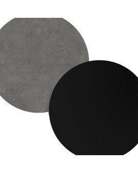 Σύνθετο σαλονιού επιτοίχιο Esmeralda pakoworld cement-μαύρο 174.5x27x145εκ