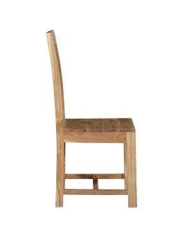 Καρέκλα Celine pakoworld μασίφ ξύλο ακακίας καρυδί