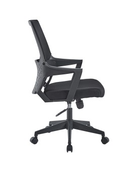 Καρέκλα γραφείου εγρασίας Fragrant pakoworld ύφασμα mesh μαύρο
