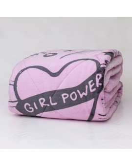 Κουβερτοπάπλωμα Girl Power Μονό Μωβ 160 x 220 cm