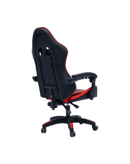 Καρέκλα γραφείου gaming William pakoworld PU μαύρο-κόκκινο