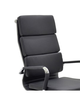 Καρέκλα γραφείου διευθυντή Tokyo pakoworld μαύρο pu 55.5x52x108εκ