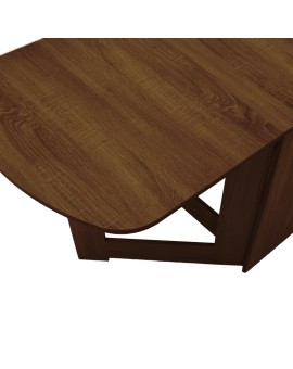 Τραπέζι Nadine pakoworld πολυμορφικό-επεκτεινόμενο wenge 160x80x76.5εκ
