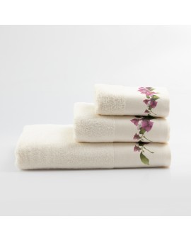 Πετσέτες Σετ 3ΤΜΧ Bougainvillea 70 x 140 / 50 x 90 / 30 x 50 cm