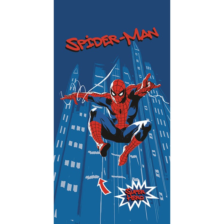 Πετσέτα Θαλάσσης Microfiber Spiderman Hero 70 x 140 cm