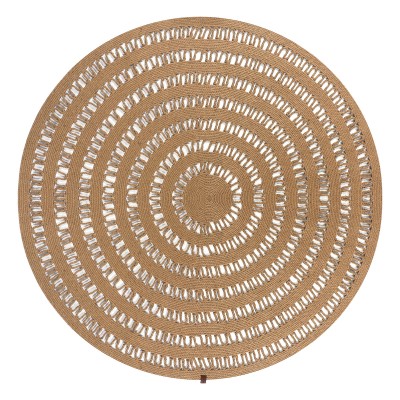 Ροτόντα από Γιούτα 150x150 Natural Jute Art 9134 Μπέζ Beauty Home