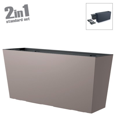 ΖΑΡΝΤΙΝΙΕΡΑ (2 ΣΕ 1) ΠΛΑΣΤΙΚΗ ΜΟΚΚΑ URBI CASE M - 77x23.5x40.6cm 3/33ΚΙΒ