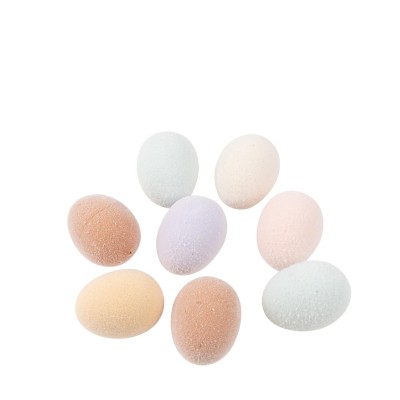 Beauty Home 8 Αυγά σε Διάφορα Χρώματα Ø3,5×4,5 CM